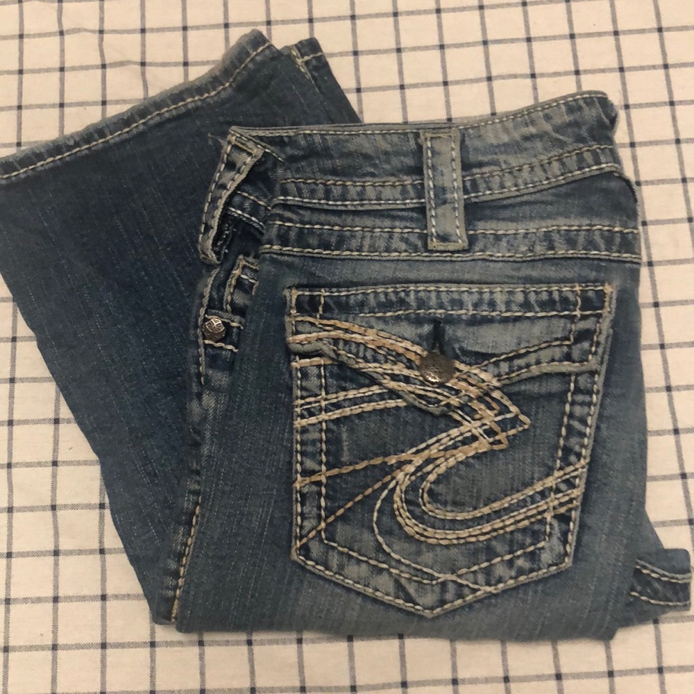 DISCOUNT SILVER Bootcut Jeans